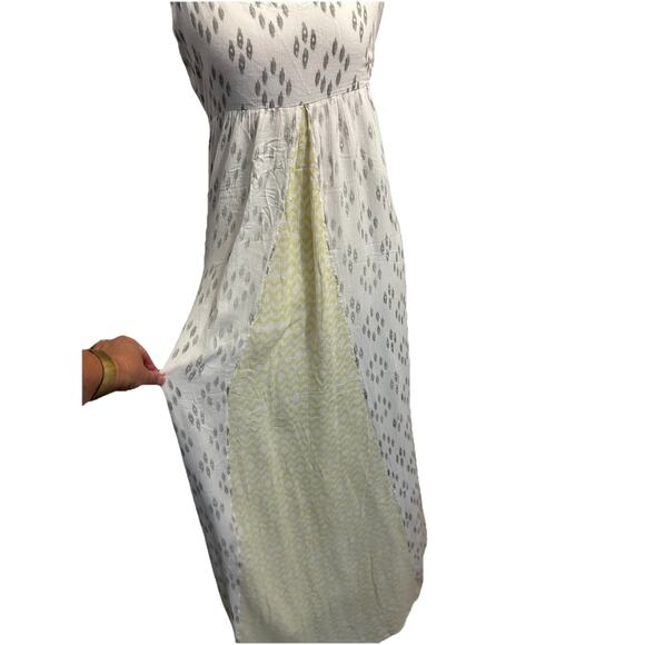 O' Neill Lagoon Maxi Dress Yellow Summer Boho Sundress Surfer Beachy Fairy Sz 7 - Picture 9 of 12